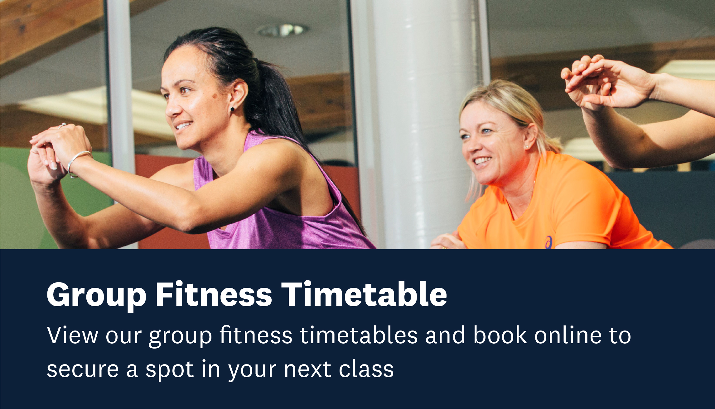 Group Fitness. Group fitness classes